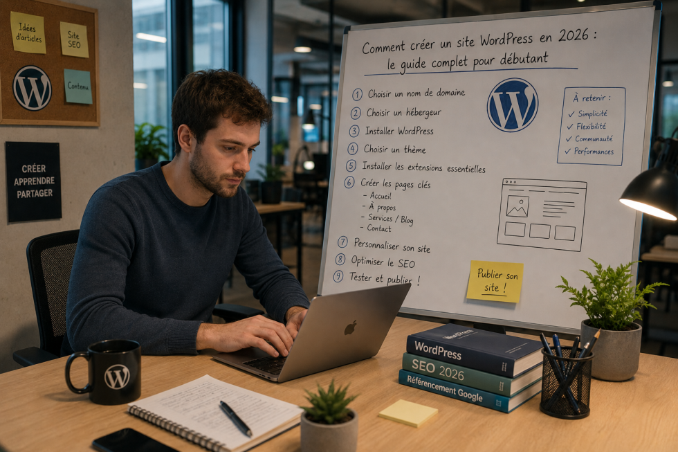 Comment créer un site WordPress en 2026 : le guide complet | Digital Study
