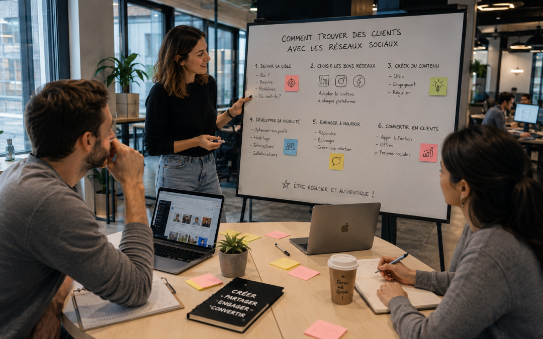 Comment trouver des clients avec les réseaux sociaux