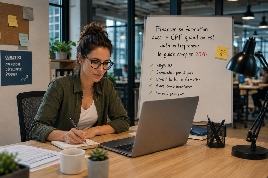 Financer sa formation avec le CPF quand on est auto-entrepreneur : le guide complet 2026