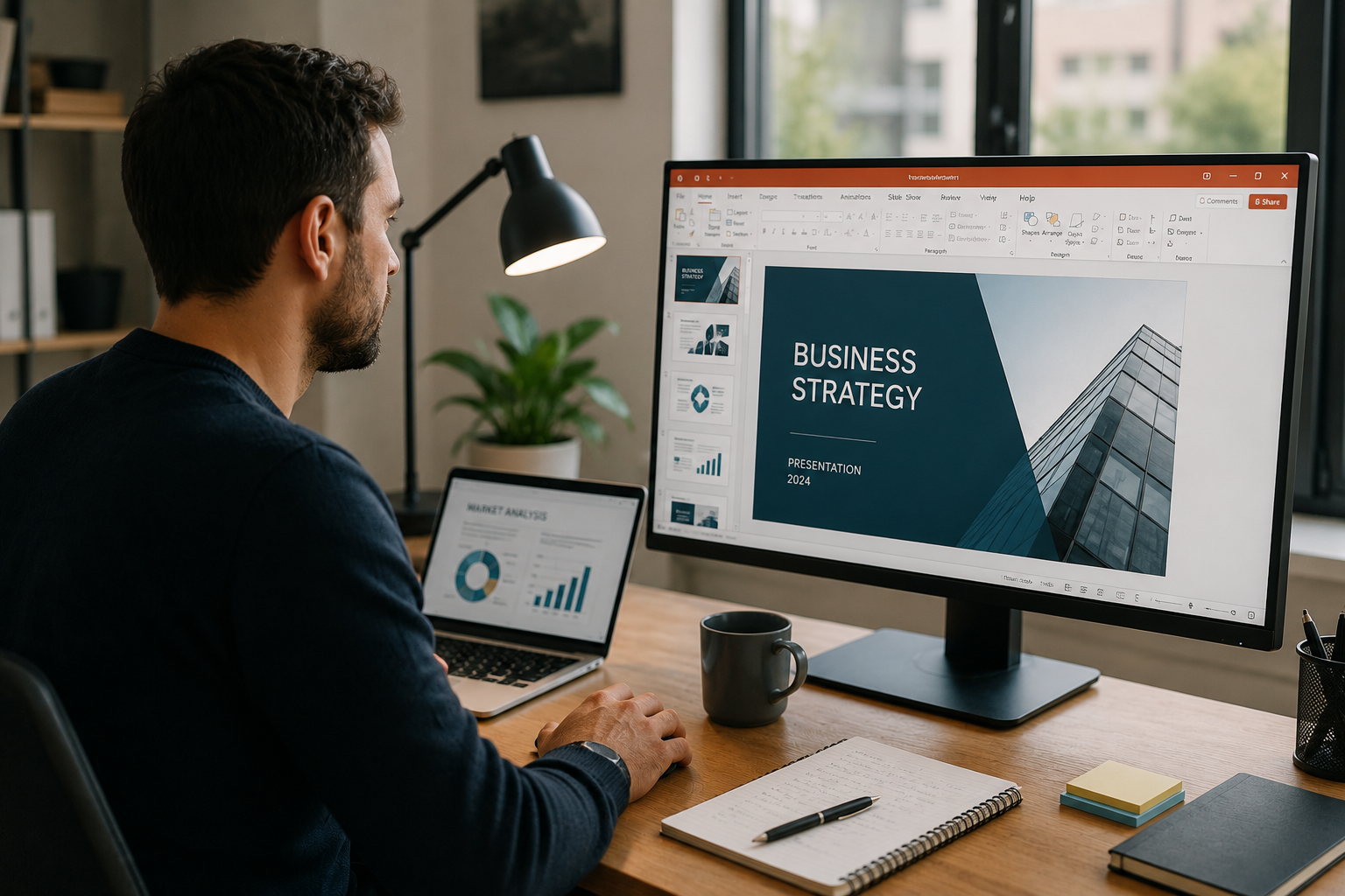 PowerPoint / Google Slides : créer un diaporama professionnel et efficace